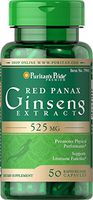 Puritan's Pride Red Panax Ginseng Extract 525 mg-50 Capsules