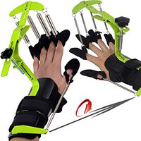 Hand Fingers Supports Exercisers Wrist Braces Splints for Left and Right Both Hands Orthodontic Rehabilitation Training Free Size for Women Men AmyBy 1 Pack