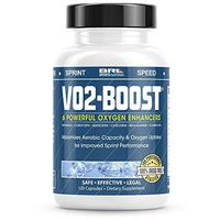VO2 Boost. Natural Endurance and Oxygen Booster Performance Enhancer to Increase VO2 max w/Rhodiola Rosea, B12, and Alpha Lipoic Acid (120 Capsules) (30 Day Supply)