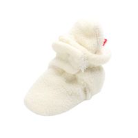 Axinke Infants Winter Warm Soft Comfy Cotton Crib Shoes Ankle Boots (6-12 Months, Beige 1)