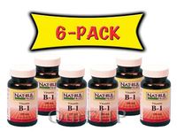 NAT-RUL Vitamin B1 100mg, 100 Tablets (6 Pack)