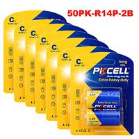 C Size 1.5V R14P Heavy Duty Batteries 100Pcs