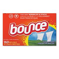 Bounce Dryer Sheets - Sheet - Outdoor Fresh Scent - 160 / Box - 960 / Carton - Orange - TAA Compliance