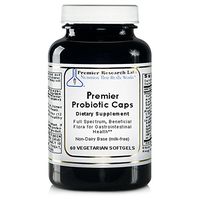 Premier Probiotic Caps, 60 Softgels - Full Spectrum, Beneficial Flora for Gastrointestinal; Health Non-Dairy Base (Milk-Free)