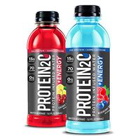 Protein2o Low Calorie Whey Protein Drink Plus Energy, Variety Pack, 16.9 Oz 12Count