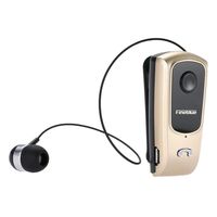 KingTo Bluetooth Headset Clip On Wireless Earphone with Retractable Earbud Calls Remind Voice Signal Alert Wear Clip Earphone for iPhone XS Max/iPhone XR/iPhone XS