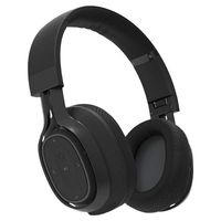 BlueAnt - Pump Zone Over Ear HD Wireless Headphones, 30+ hrs Battery, Mega Bass and Enhanced Sound Purity (Black)
