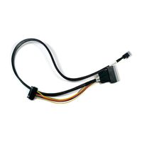 WINGSONIC TOOLFREE U.2 (SFF-8639) NVMe PCIe to Mini SAS HD (SFF-8643) Cable for 2.5" NVMe SSD - 0.8m / 2.6 Feet / 36 inch