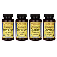 Swanson Concentrace Trace Mineral Complex 60 Veg Capsules (4 Pack)