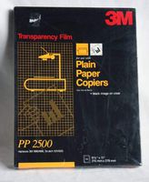 3M Transparency Film 100 PP2500 8.5"x11"