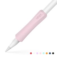 UPPERCASE NimbleGrip Premium Silicone Ergonomic Grip Holder, Compatible with Apple Pencil and Apple Pencil 2 (1 Pack, Pink)