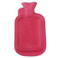 CH 1000ml Random Color Rubber Hot Water Bottle Hot Water Bag with Cover for Adult