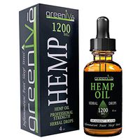 GreenIVe - Hemp Oil - Best Quality Hemp Plant Oil - USA farmed and Bottled - Exclusively on Amazon (4 Ounce 1,200mg, Spearmint)