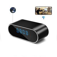 Spy Camera Clock,Hidden Camera Clock Wireless WiFi APP Control Surveillance Nanny Cam with Night Vision/Motion Detection for Home Security
