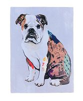 English Bulldog Themed Lined Hard Covered Journal Notebook 8.5" x 6.25"