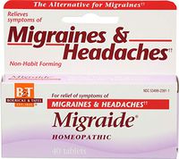 Boericke & Tafel, Migraide, 40 Tablets