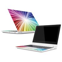 Mightyskins Skin Compatible With Lenovo Chromebook C330 (2018) - Rainbow Explosion | Protective, Durable, And Unique Vinyl Decal Wrap Cover | Easy To Apply, Remove, And Change Styles | Made In The Usa
