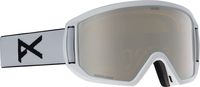 Anon Men's Relapse Goggle, White Frame Sonar Silver Lens; Spare Lens: Amber