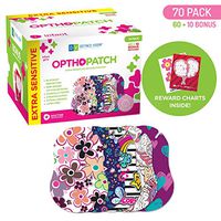Infants Extra Sensitive Adhesive Eye Patch Girls 70 Pack Series II