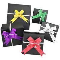 Chilly Big Gift Pull Bows Glittering Christmas Gift Pull Bows, Set of 50, 5 Colors (General Size and Glittering)
