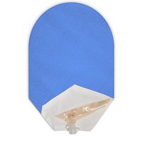 Solid Color Ostomy Pouch Cover Open Ended (Blue)