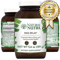 Natural Nutra Mag Relax® Magnesium Powder (Carbonate to Citrate with Water), Anti Stress, Calm, Sleep, Relax and Restore Supplement, Refreshing Lemon Citrus Flavor, Vegan, 5.6 Oz