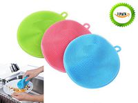 Silicone Sponges - Kitchen Wash Fruit Vegetables Multi-Purpose Silicone Sponge Scrubber Dish Washing Brush