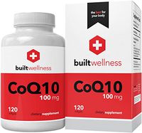 Built Wellness COQ10 Supplement, 100 mg, 120 Softgels, Heart Health