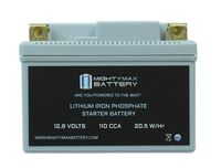 Mighty Max Battery YTZ5S Lithium Battery Replacement for Husaberg TE 300 2011-2013 Brand Product