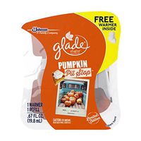 Glade Pumpkin Pit Stop PlugIns Scented Oil Starter Kit - 2 Warmers And 2 Refills