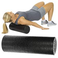Vive Foam Roller - 12 Inch High Density Massage Stick for Back, Firm Trigger Point, Yoga, Physical Therapy and Exercise - Long Round Massager for Leg, Calf, Deep Muscle Tissue Full Body Stretch