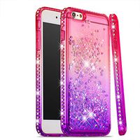 Lomogo Case for iPhone 6S Plus / 6 Plus Glitter Silicone, Shockproof Soft Rubber Bumper Case Non-Slip Back Cover Thin Fit for Apple iPhone 6SPlus / 6Plus - LOYBO490018#1