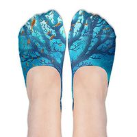 Underwater World Guam Fish Unusual Womens Non Slip Athletic Ankle Compression No Show Low Cut Socks for Yoga Train Hiking Cycling Running Sports Soccer