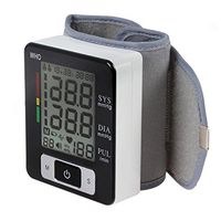 Sphygmomanometer LPY-Wrist Blood Pressure Monitor, Automatic Digital BP Tester with Large Backlit LCD, Irregular Heartbeat Monitor,Two User Memories,IHB Indicator