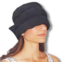Fullfun Wearable Ice Pack Band for Tension Migraine Headache Ice Bag Hat Black
