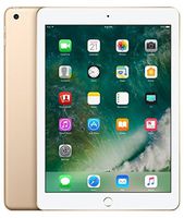 Apple iPad with WiFi + Cellular, 32GB, Gold (2017 Model) (Renewed)