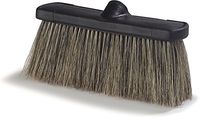 Carlisle 3637200 Flo-Thru Polypropylene Block Brush, Boars Hair Bristles, 3-3/4" Bristle Trim, 10" Length x 3" Width
