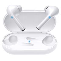 True Wireless Earbuds Bluetooth 5.0 Headphones TWS Waterproof Mini in-Ear Exercise Earphones with Mic Charging Case Noise Cancelling Headsets Compatible with Android iOS iPhone Samsung White