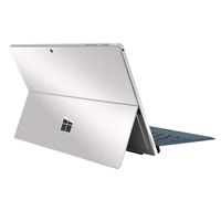 ProElife Ultra Slim Protective Decal Skin Accessories for 12.3'' Microsoft Surface Pro 6 12.3-Inch (2019 Release), Metallic Texture Decoration Protective Cover Sticker for Back & Lateral Sides, Silver
