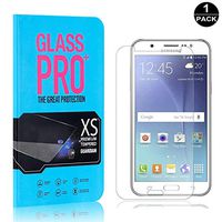 Bear Village Screen Protector for Galaxy J7 2016, Bubble Free, 9H Scratch Resistant HD Tempered Glass Screen Protector Film for Samsung Galaxy J7 2016, 1 Pack