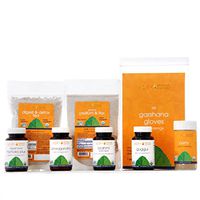 The Prime — Kulreet Chaudhary: Stages 1-4 — Moderate Track (Digest & Detox Tea, Digest Tone (Triphala Plus), Psyllium & Flax, Silk Massage Gloves, Ashwagandha, Brahmi, Guggul, Curry)