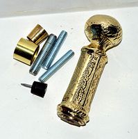 Nautical Gift Decor Ornet Brass Head spriel Carved Wooden Walking Stick Vintage Accessories