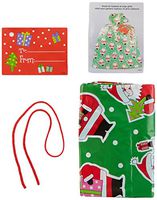 Jumbo Plastic Santa Christmas Gift Bag