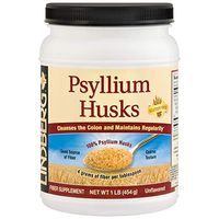 Lindberg Psyllium Husks Powder, Coarse Texture, Good Source of Fiber, Cleanses The Colon and Maintains Regularity* (1 Pound)