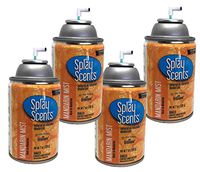 Automatic Spray Air Fresheners SprayScents Mandarin Mist Champion Sprayon 7 oz Can, Box of 4