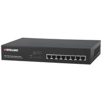 Intellinet 560856 8-Port PoE+ Ethernet Switch in Desktop-Size Metal Case Electronics Computers Accessories
