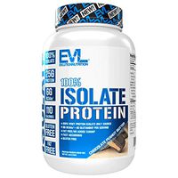 Evlution Nutrition 100% Isolate, Whey Isolate Protein Powder, 25 G of Fast Absorbing Protein, No Sugar Added, Low-Carb, Gluten-Free (Chocolate Peanut Butter, 1.6 LB)