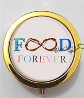 BlackKey Food Forever 3-Compartment Decorative Pocket Gift Box Case Organizer for Pill, Color 2 -1012