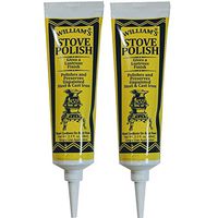 Williams Black Wood Stove Polish Paste for Cast Iron (2-Pack)