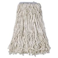 Boardwalk Cotton Mop Head, Cut-End, 32, White, 12/Carton